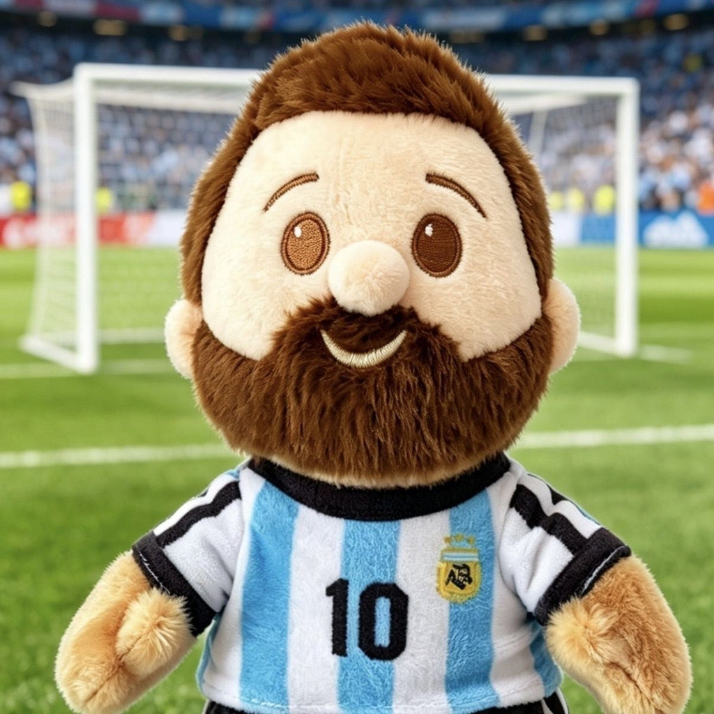 Football Mini Plush Soft Toy - front view - Leona BD