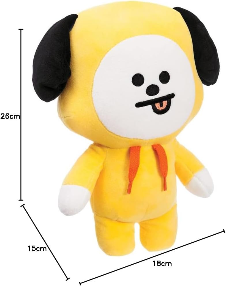 Yellow Character Plush 10 Inch - side view - Leona BD