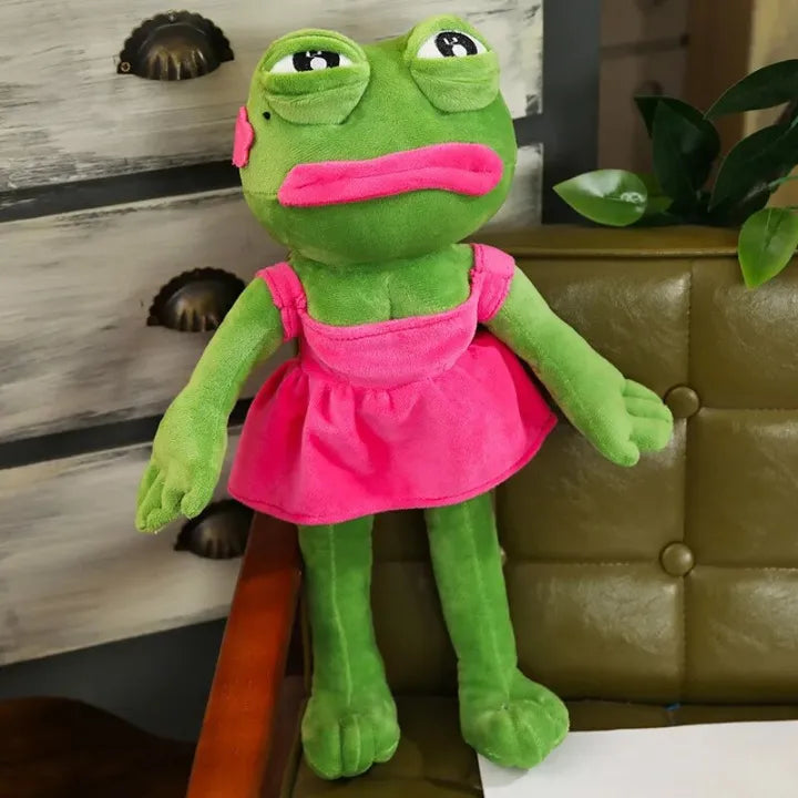 Girl Pepe Frog Plush — girl Pepe Frog Plush is equal parts quirky and adorable, Leona Bangladesh