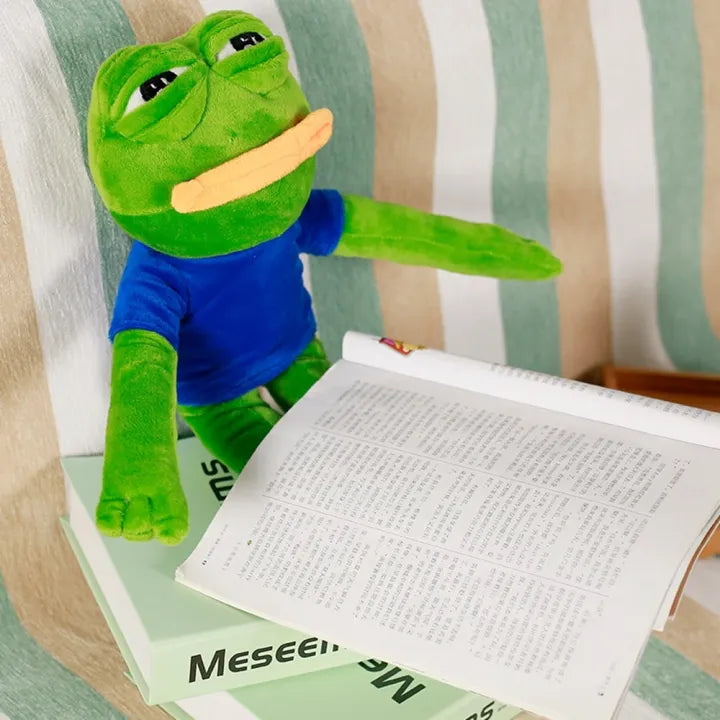 Pepe Frog Plush — pepe Frog Plush brings meme-worthy charm to plushie form, Leona Bangladesh (close-up)
