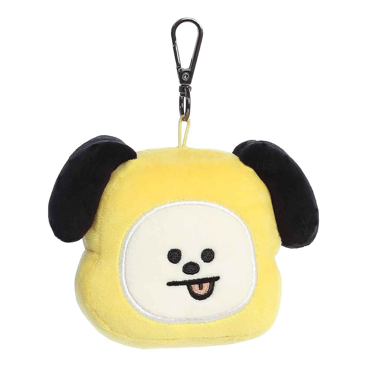 Mini Clip-On Character Plush Keyring BD - front view - Leona BD