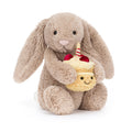 Bashful Beige Bunny 'Birthday' — premium plushie from Leona Bangladesh