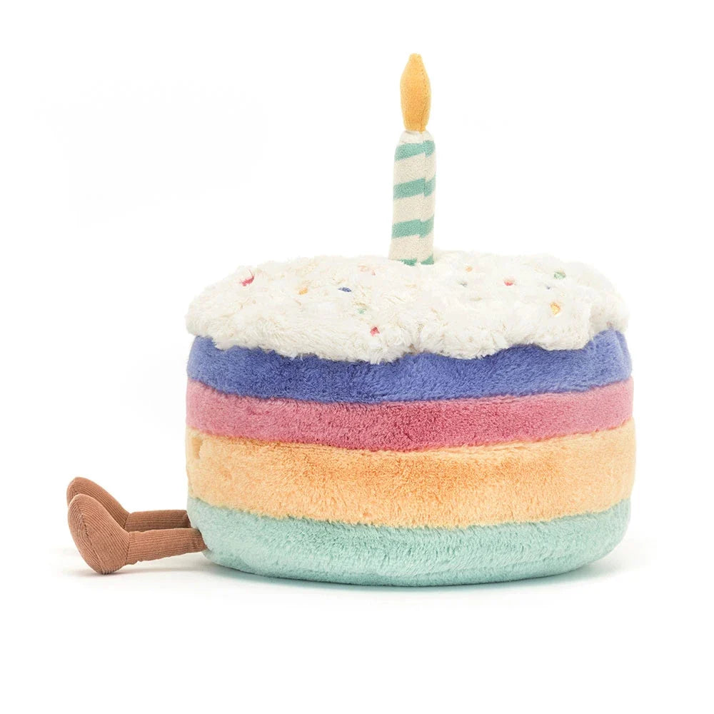 Birthday Cake Plush Soft Toy — detail view — Leona BD
