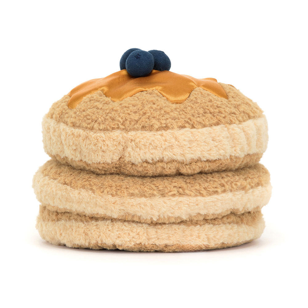 Pancake Stack Plush Soft Toy — side view — Leona BD