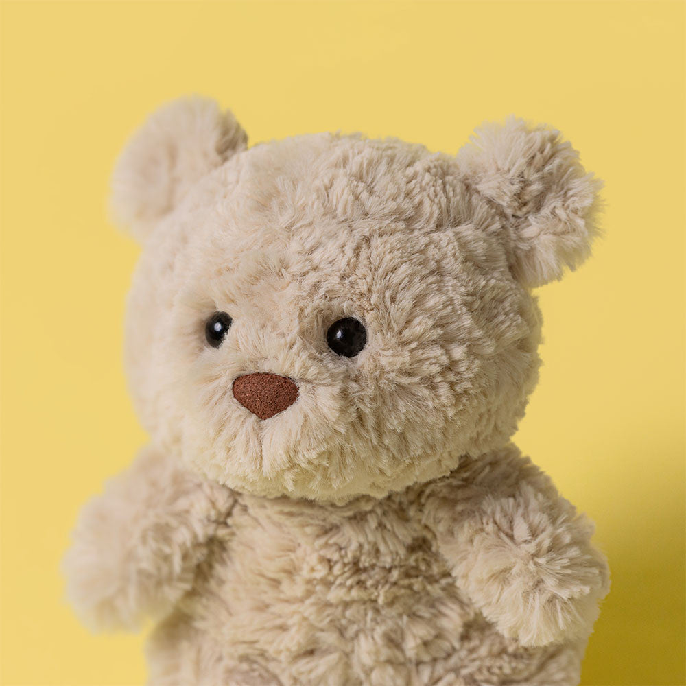 Junior Teddy Bear Soft Toy — front view — Leona BD