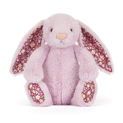 Thistlepop Blossom Luxe Bunny — lilac premium bunny plushie with floral ears from Leona Bangladesh