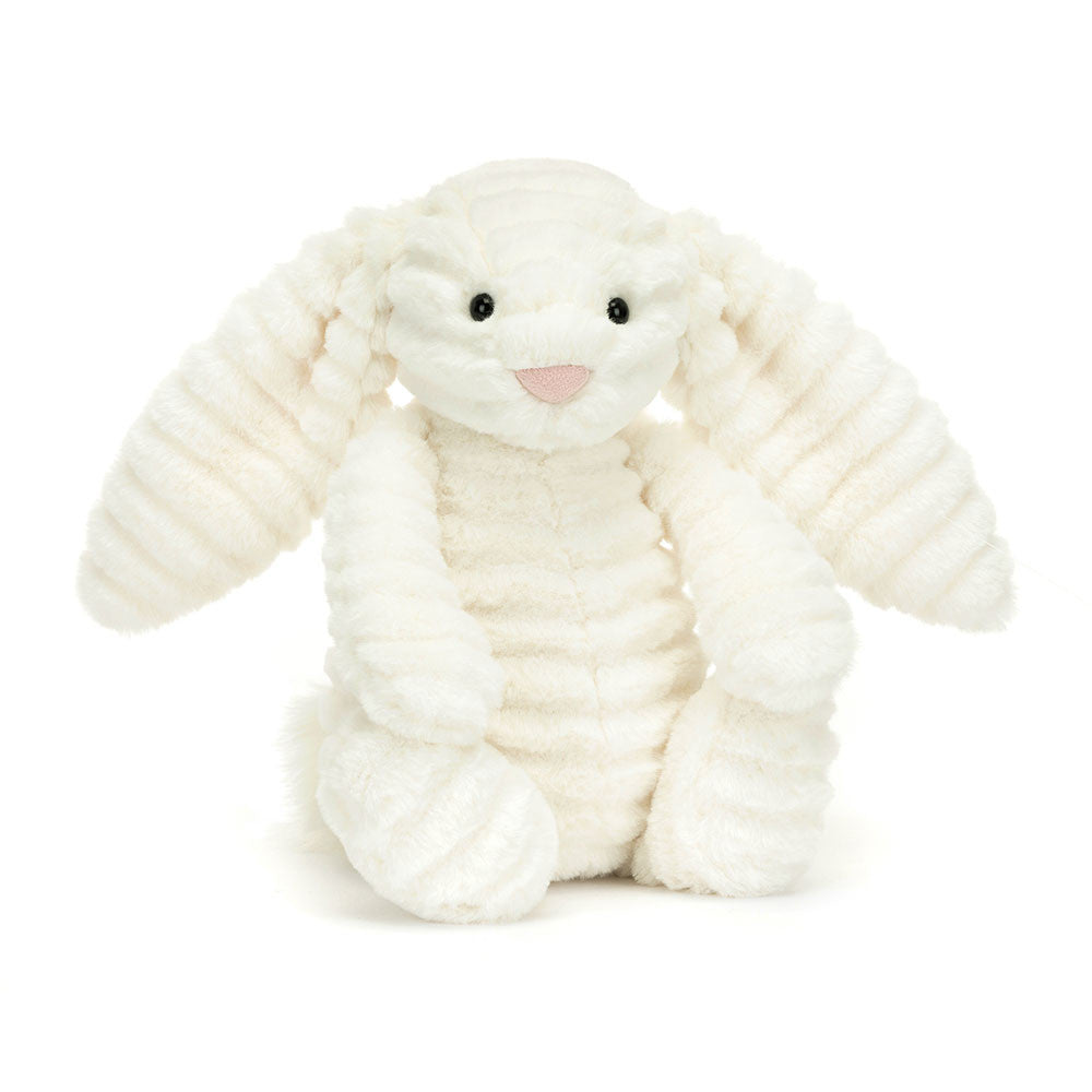 Luxe Bunny Plush Soft Toy — side view — Leona BD