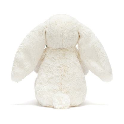 Cream Bunny with Plant Pot Plush — side view — Leona BD