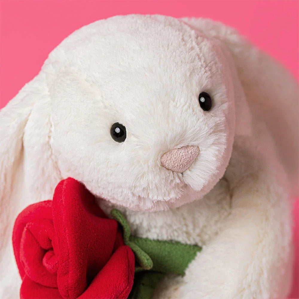 Bunny with Rose — bunny with Rose plush is the softest way to make a gift unforgettable, Leona Bangladesh (detail view)