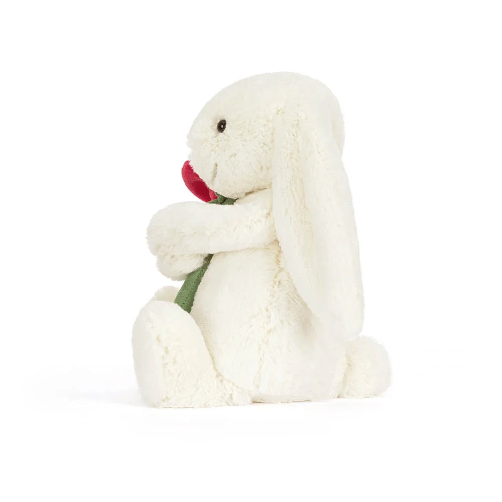 Bunny with Rose — bunny with Rose plush is the softest way to make a gift unforgettable, Leona Bangladesh (close-up)