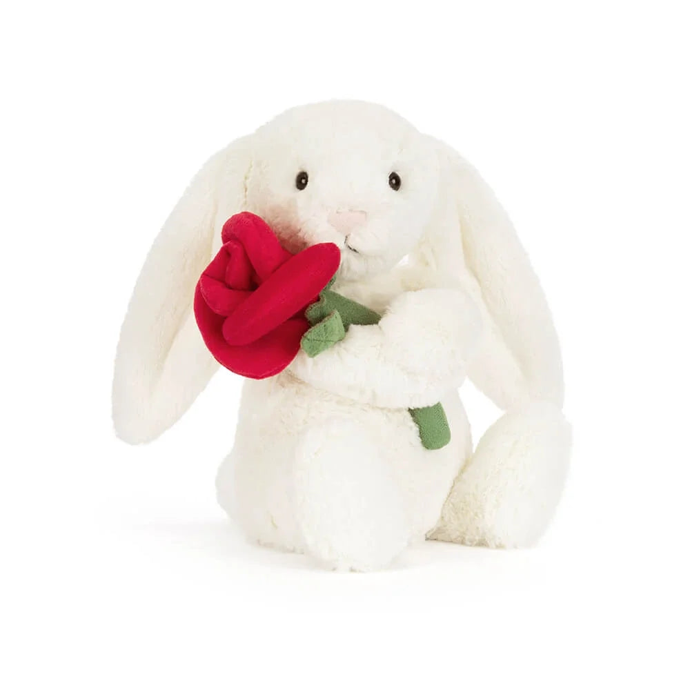 Bunny with Rose — bunny with Rose plush is the softest way to make a gift unforgettable, Leona Bangladesh (styled view)