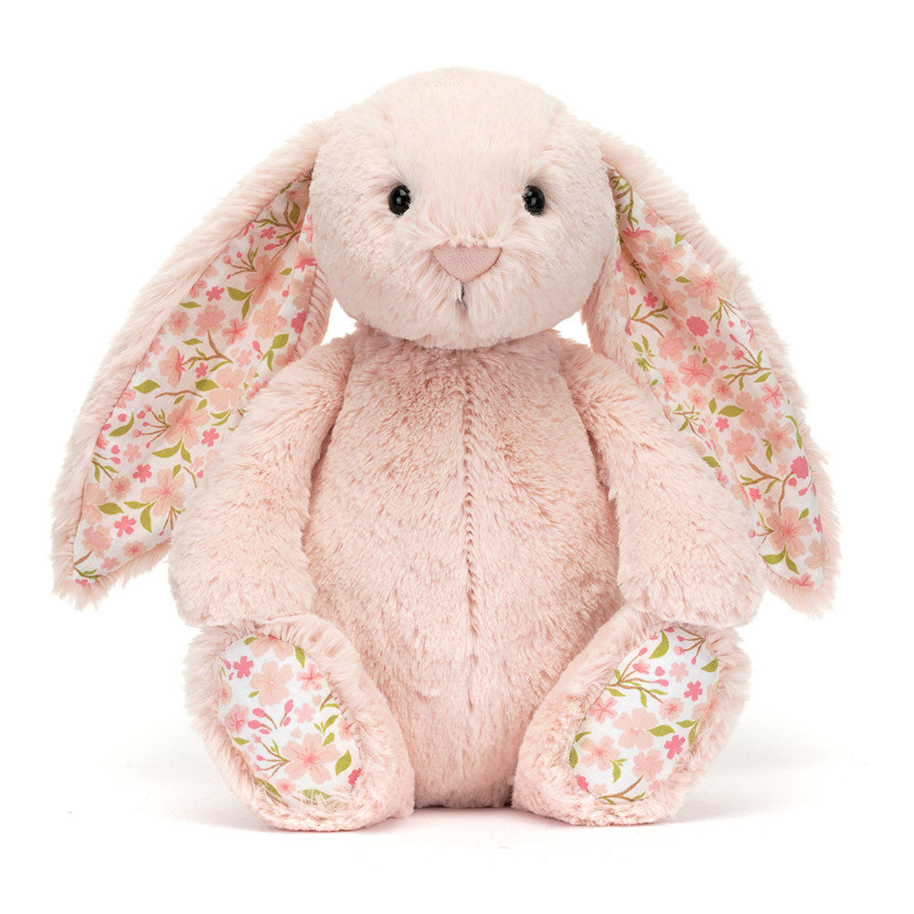 Blossom Blush Bunny Cherry — pink floral-eared premium bunny plushie from Leona Bangladesh