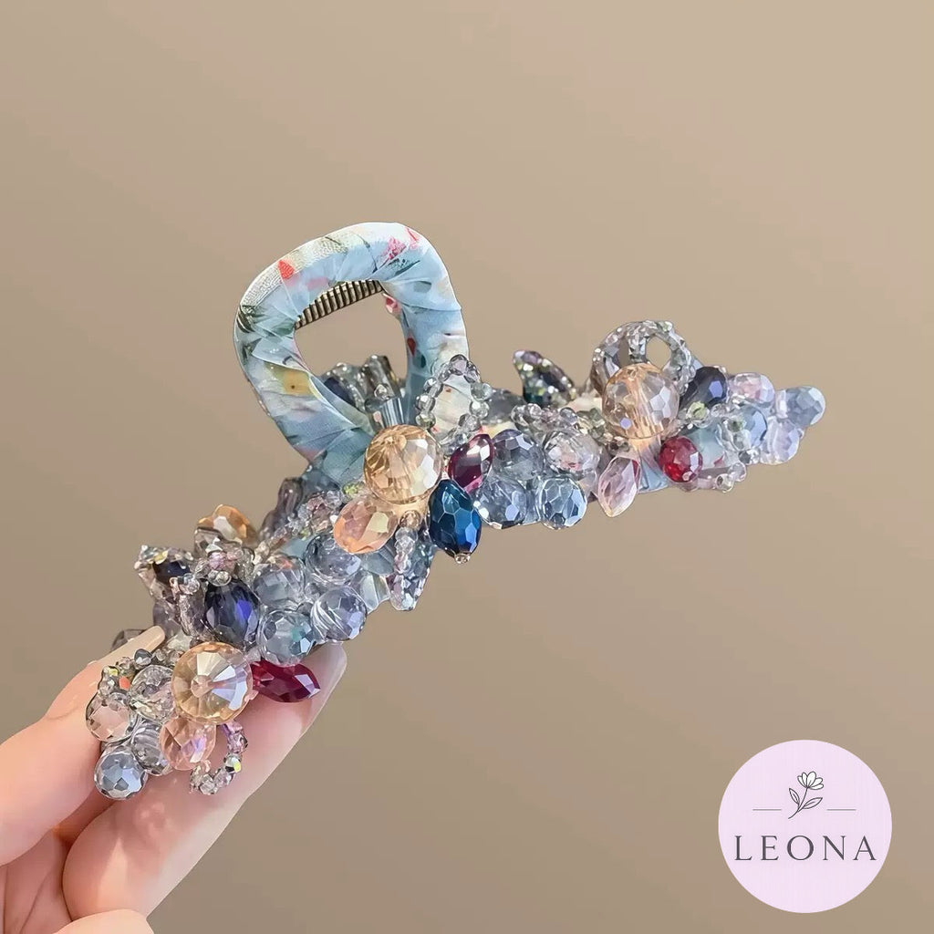 Crystal Flower Hair Claw — premium plushie from Leona Bangladesh (alternate angle)