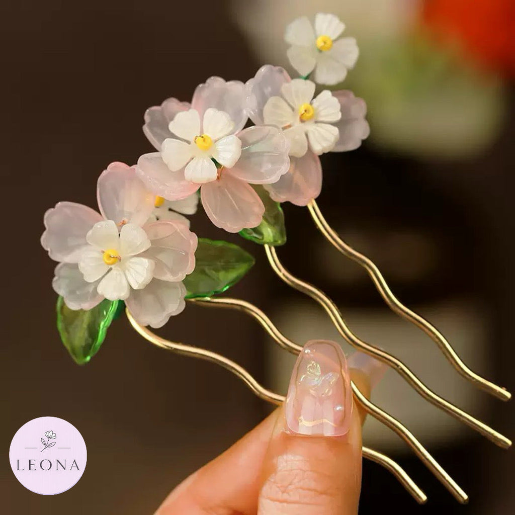 Fairy Hairpin — front view — Leona BD