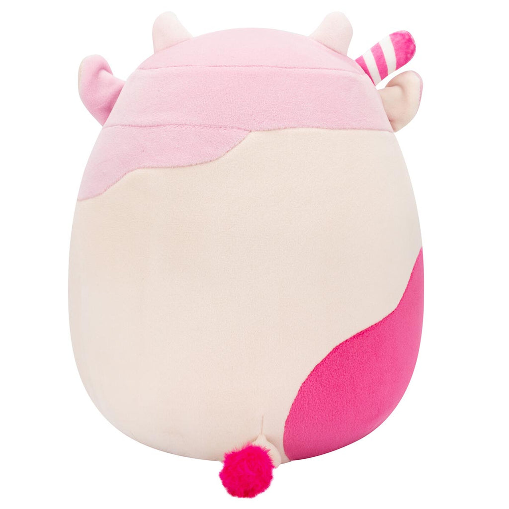 Strawberry Milk Scented Cow Big Size — big Size Strawberry Milk Cow plush is soft, oversized, and lightly strawberry-scented for an extra layer of comfort. Ultra-soft imported fabric and careful stitching make her a shelf statement piece and a bedtime favorite alike. Cash on Delivery across Bangladesh, Leona Bangladesh (alternate angle)