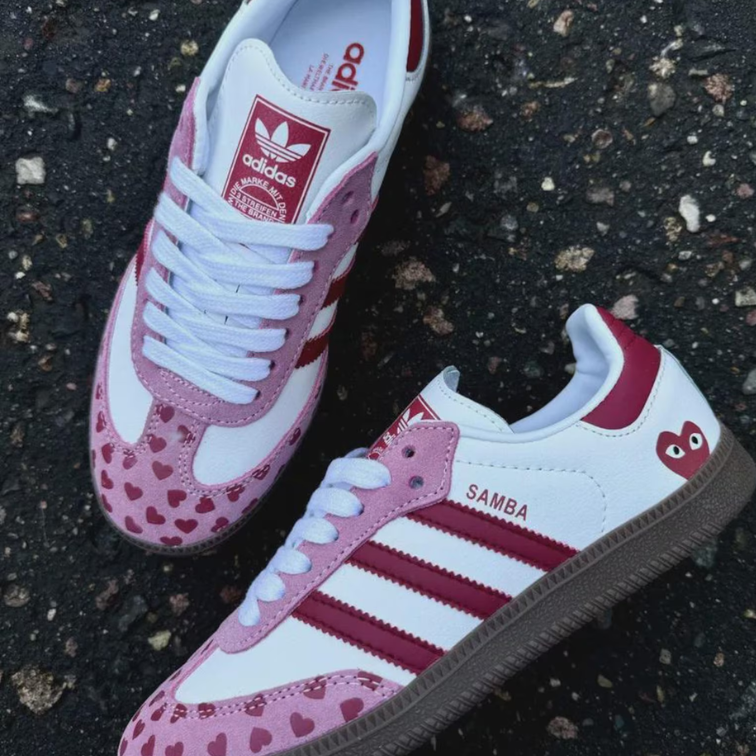 Adidas Samba CDG Heart Edition Sneakers — size reference — Leona BD