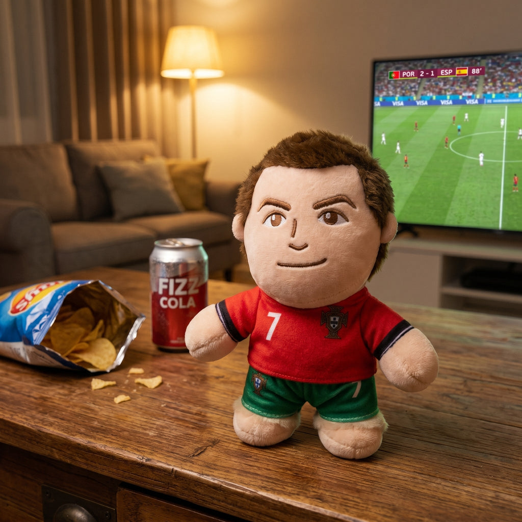 Football Star Plush Soft Toy - front view - Leona BD